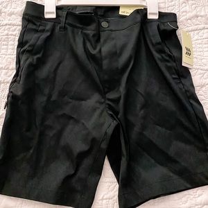 Black Mens Golf Shorts